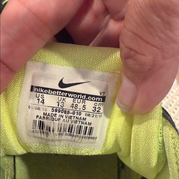 Nike FEEE TRAINER 7.0 MENS 14Black and Neon green Sneakers main image 11
